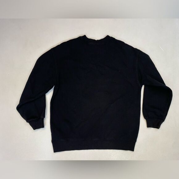 H&M Billie Eilish Graphic Crewneck Sweatshirt Women XS Black Music - Picture 3 of 5